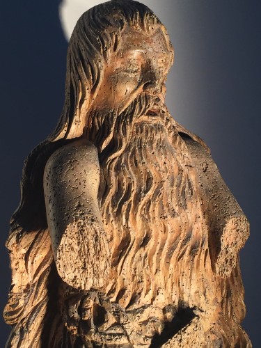 Sculpture Sculpture en Bois - Saint Onofre, Italie XIVe siècle