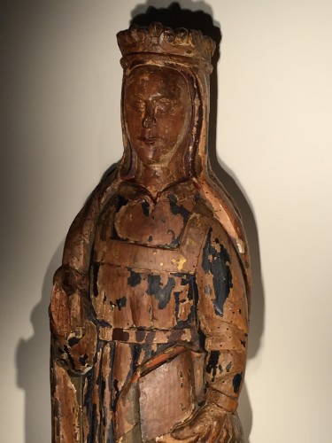 Religious Antiques  - Saint Catherine of Alexandria - France, 16th century