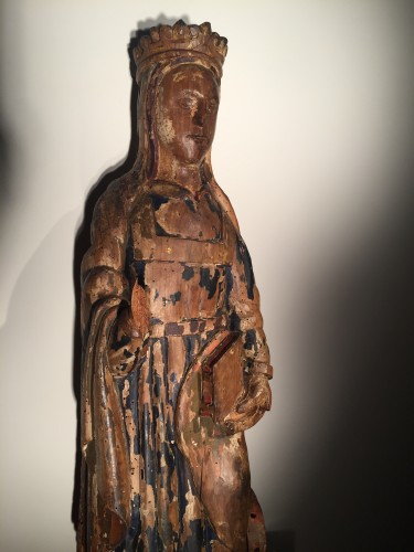 Antiquités - Sainte Catherine d'Alexandrie - France 16e siècle