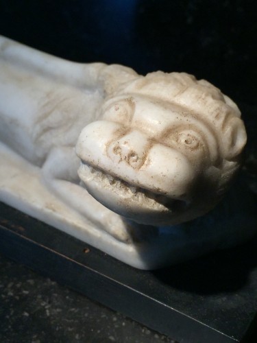 18th century - Little lion in marble - Italy, ca 1700