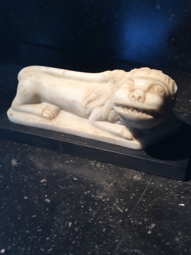 Little lion in marble - Italy, ca 1700 - Renaissance