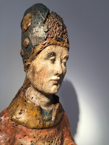 Holy Bishop (Rhine valley, 14th century) - Middle age