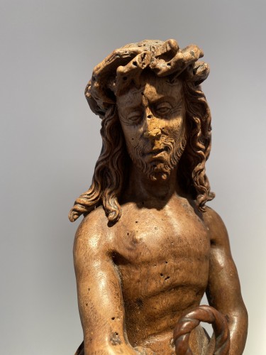 Christ on the cold stone (Brabant, ca 1500) - Religious Antiques Style Middle age