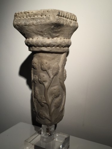 Marble column fragment (Italy, end of 12th cent) - 