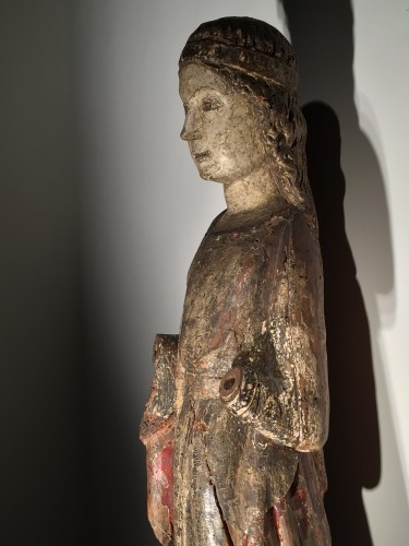 Female Saint (Italy, 15th century) - Sculpture Style Renaissance