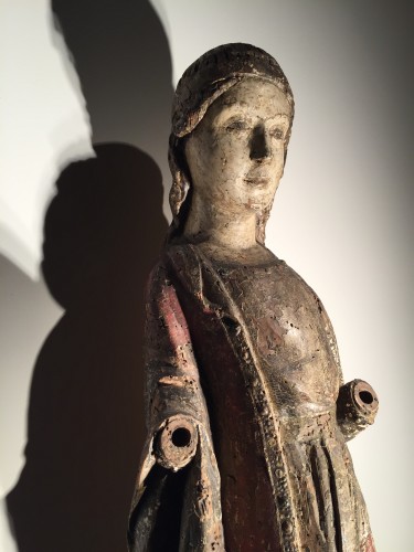 Antiquités - Female Saint (Italy, 15th century)