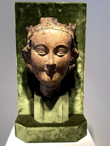 Art sacré, objets religieux  - Vierge Couronnée, Île-de-France XIIIe siècle
