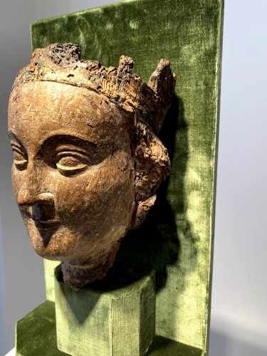 11th to 15th century - Crowned Holy Virgin (Île-de-France, 13th cent)