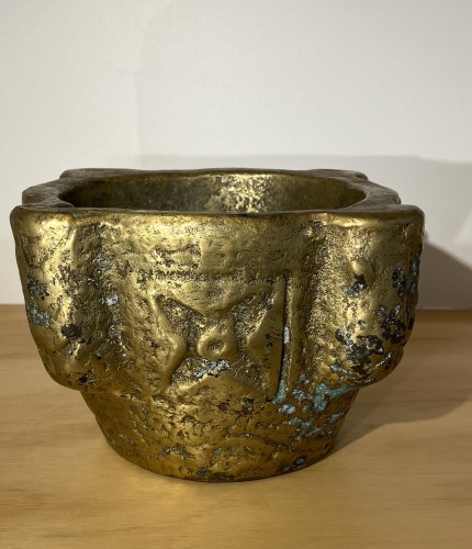 Collectibles  - Brass Mortar, France 16th century