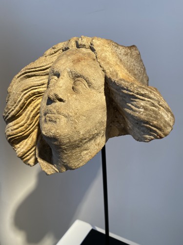 Sculpture  - Head of an Angel - Germany, ca 1500