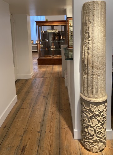 Sculpture  - Large fragment of a Column, France 13th century