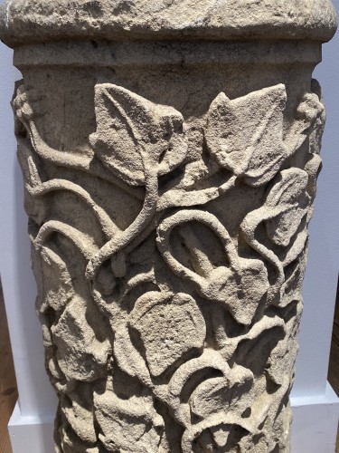 11th to 15th century - Large fragment of a Column, France 13th century