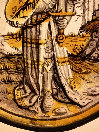 Rondel avec Charlemagne, Allemagne début XVIe - Seghers & Pang Fine Arts