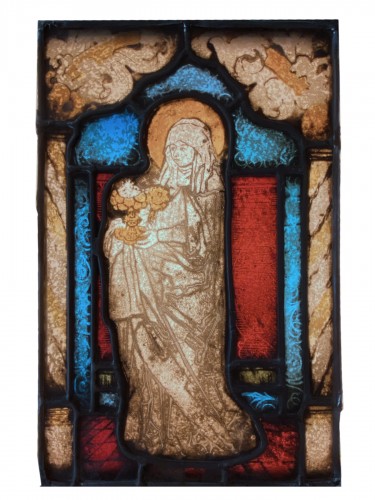 Mary Magdalene Stained Glass (France, 16th cent)