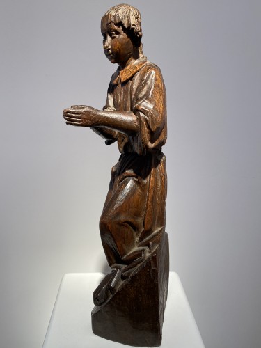 Art sacré, objets religieux  - Ange priant (Flandres, XVIe)