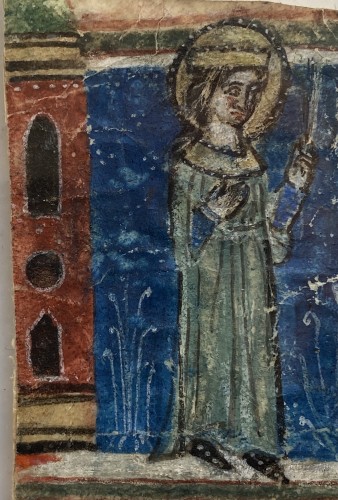 11th to 15th century - Female Martyr (Italy, 1270-1280)