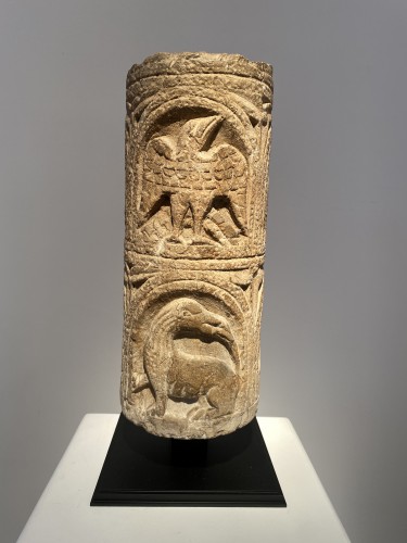 Romanesque column fragment, Italy 12th century - 