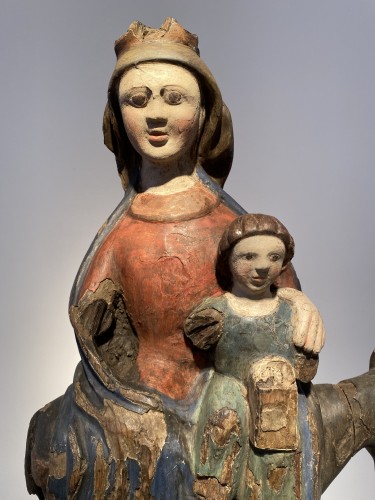 Art sacré, objets religieux  - La Fuite en Égypte  Espagne XVe siècle