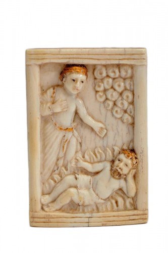 Ivory plaque - Hispano-Philippine, 17th century