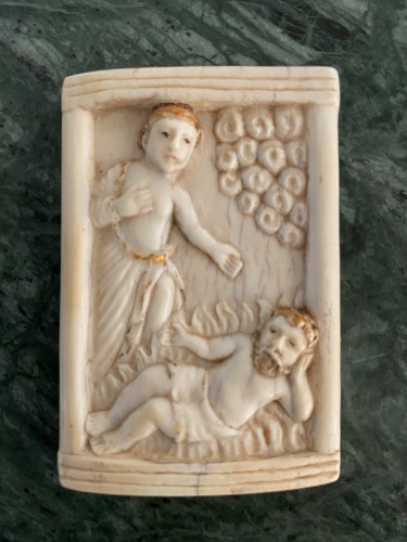 Ivory plaque - Hispano-Philippine, 17th century - 