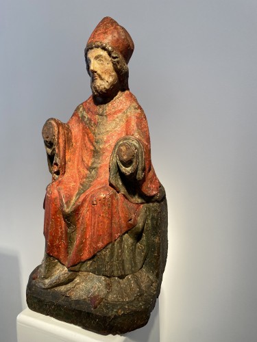 Religious Antiques  - Bishop, France 14th century