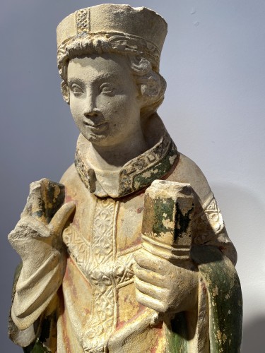 Jeune évêque, France XVe siècle - Seghers & Pang Fine Arts