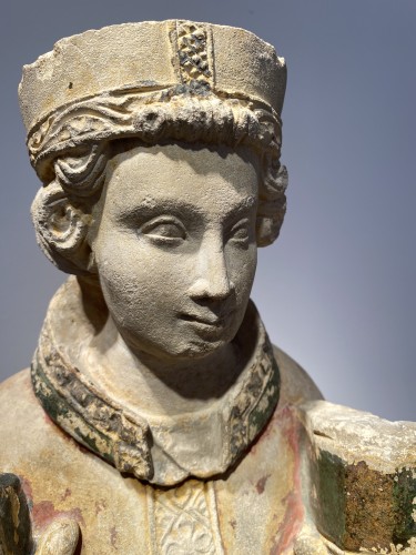 XIe au XVe siècle - Jeune évêque, France XVe siècle