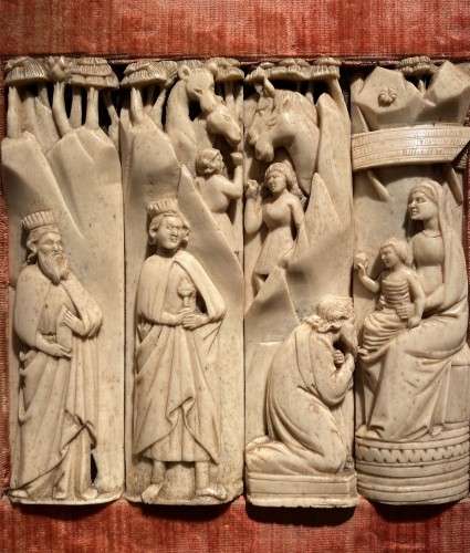 Moyen Âge - Embriachi atelier de - Adoration des Rois Mages, Venise, ca 1400