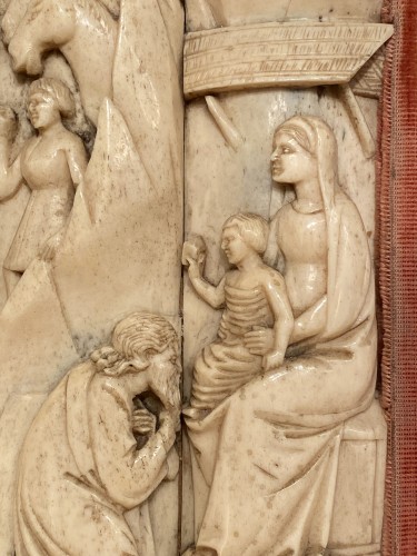 Antiquités - Embriachi atelier de - Adoration des Rois Mages, Venise, ca 1400