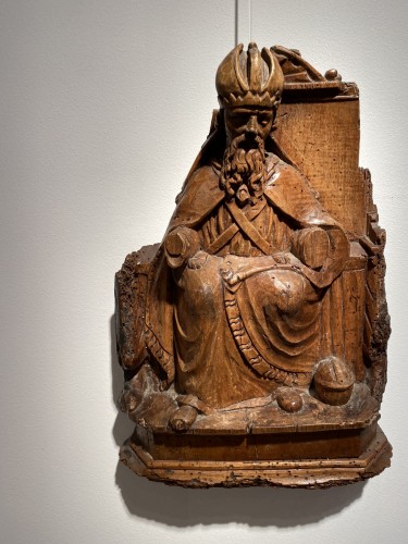 Art sacré, objets religieux  - Relief de Dieu le Père, France 16e siècle