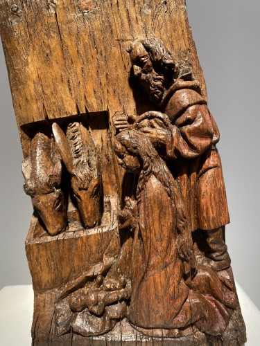 Antiquités - &#039;Nativitas&#039; retablefragment, Flanders 16th century