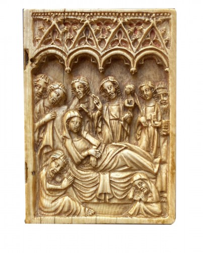 Dormition of the Virgin  - France 14th century