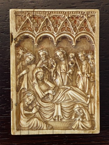 XIe au XVe siècle - La Dormition de la Vierge (France, XIVe siècle)