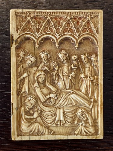 XIe au XVe siècle - La Dormition de la Vierge  - France XIVe siècle
