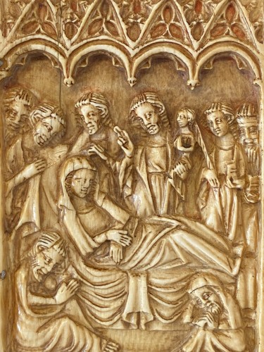 La Dormition de la Vierge (France, XIVe siècle) - Moyen Âge