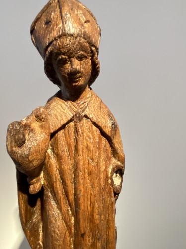 Saint Nicolas - Flandres 16e siècle - Art sacré, objets religieux Style Moyen Âge