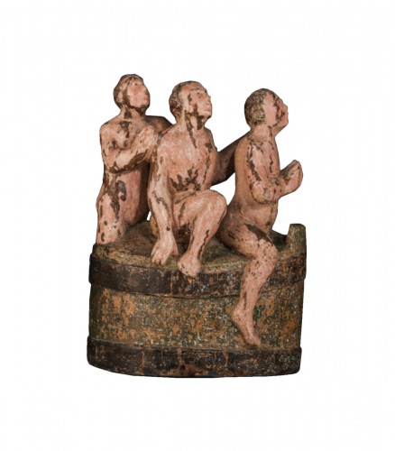 Les 3 enfants sauvés par Saint-Nicolas - Flandres 16e siècle