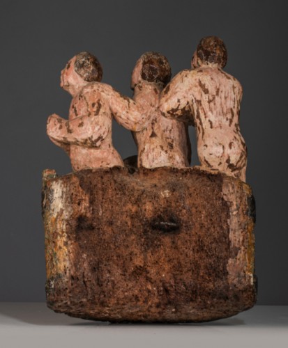 Les 3 enfants sauvés par Saint-Nicolas - Flandres 17e siècle - Seghers & Pang Fine Arts