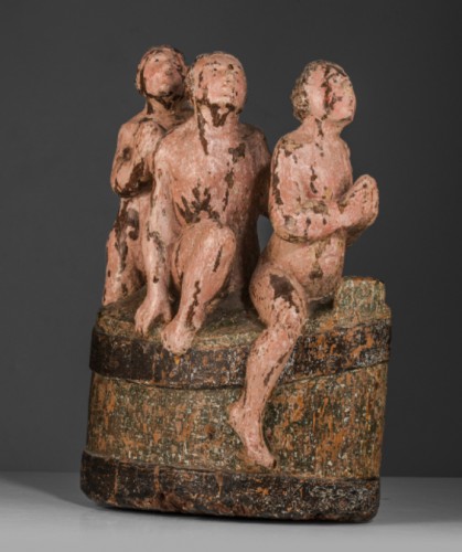 Louis XIII - Les 3 enfants sauvés par Saint-Nicolas - Flandres 16e siècle