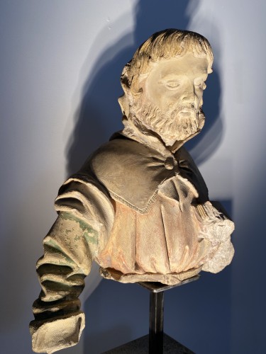 Évangeliste barbu, France XVe siècle - Seghers & Pang Fine Arts