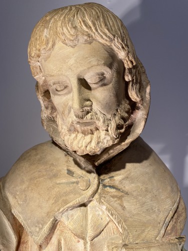Évangeliste barbu, France XVe siècle - Moyen Âge