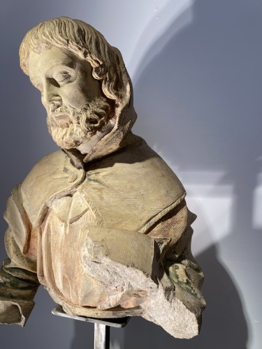 Moyen Âge - Évangeliste barbu, France XVe siècle