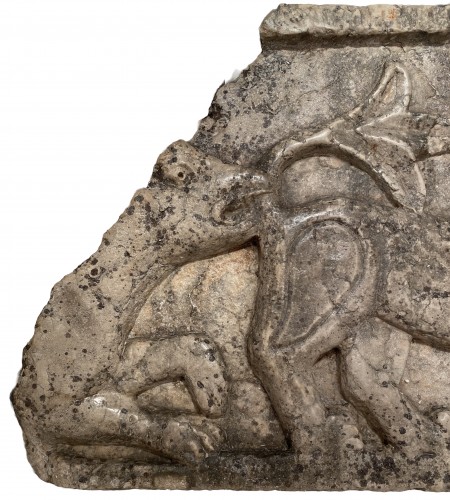 Grand relief de griffon, Italie XIIe siècle - Moyen Âge