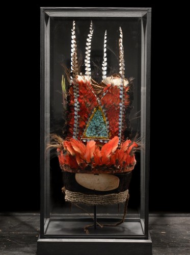 Curiosities  - Mendi Ceremonial Headdress, Western Highlands, Papua New Guinea.