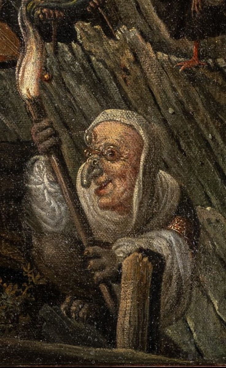 17th C Representation Of The Roof Of Folly An Allegory Of The Fall 