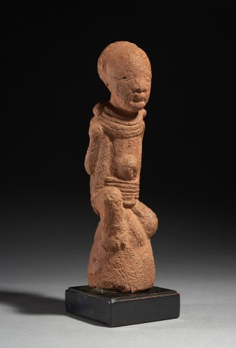 Standing 2000 year old Terracotta Figure,Nok Culture,Nigeria.Ciram cert - Tribal Art Style 
