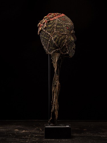 Tribal Art  - Beaded Ceremonial Head &quot;Atwonzen&quot; Grassland People, Cameroon