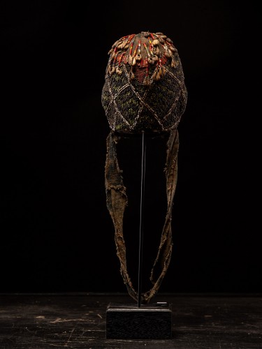 20th century - Beaded Ceremonial Head &quot;Atwonzen&quot; Grassland People, Cameroon