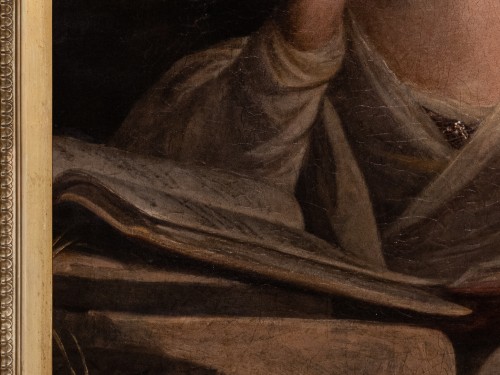 18th C Portrait of Lady Elisabeth Carter Attributed  to Joshua Reynolds  - 