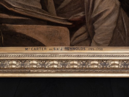 18th century - 18th C Portrait of Lady Elisabeth Carter Attributed  to Joshua Reynolds 